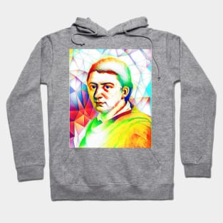 Friedrich Schlegel Colourful Portrait | Friedrich Schlegel Artwork 11 Hoodie